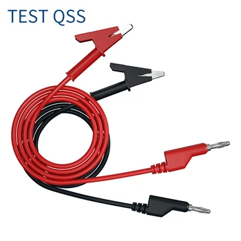 QSS 2 шт. Мультиметр Тестовые провода 4 Мм Разъем типа 