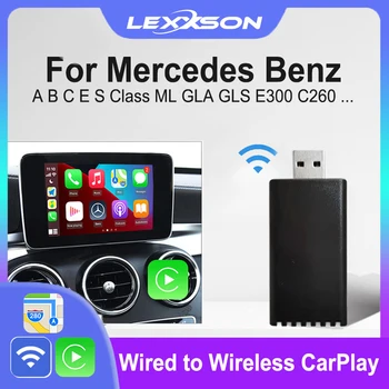 Android Беспроводной USB-адаптер Plug and Play CarPlay для Benz A B C E S Class ML GLA GLC GLK CLA GLE CLS AMG Автомобильный Bluetooth-ключ