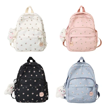 Маленький рюкзак для девочек, кошелек для подростков, милый дорожный рюкзак, повседневная школьная сумка для книг 066F