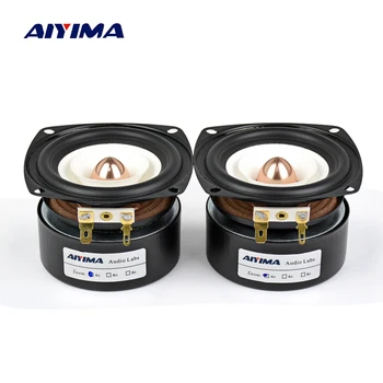 AIYIMA 2шт 3-дюймовые динамики полного диапазона 4 8 Ом 15 Вт Громкоговоритель низких средних частот Динамик Для домашнего усилителя звука