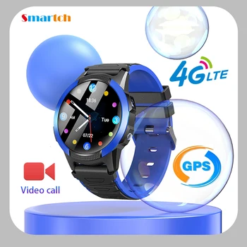 4G Детские Умные Часы с GPS-Трекером местоположения в реальном Времени, Водонепроницаемая Камера Beidou LBS SOS, WIFI, Детские Видеозвонки, SIM-карта, Смарт-Часы