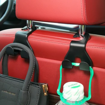 Крючки для подголовника автомобиля, Автоматическая вешалка для кошелька на заднем сиденье, крючок для сумки для покупок, Автомобильный Держатель для подвешивания на заднем сиденье, Органайзер для интерьера