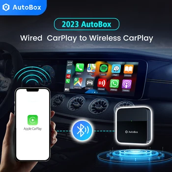 AutoBox Беспроводная Автомобильная интеллектуальная система Apple CarPlay Spotify Plug & Play WIFI 5.8G Автоматическое Подключение для Toyota Mazda Nissan Kia