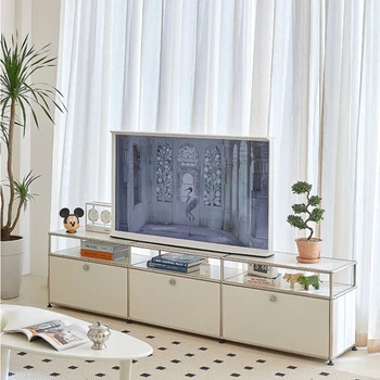 Скандинавский минималистичный ТВ-шкаф для домашней гостиной простой современный винтажный сервант usm модуль металлический декоративный шкаф