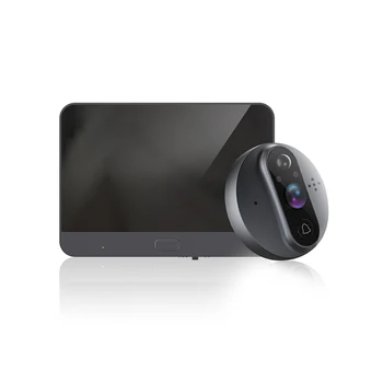 4,3-Дюймовый Tuya Wifi дверной звонок-глазок Smart Video Digital Magic Eye Беспроводной ИК-просмотрщик ночного видения HD 1080P PIR Обнаружение движения