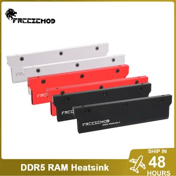 2ШТ FREEZEMOD ПК Водяного Охлаждения RAM Радиатор Радиатора Алюминиевый Охладитель Видеопамяти DDR5 с Силиконовыми Теплопроводящими Прокладками