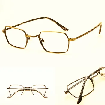 Винтажные металлические оправы для очков, близорукость, полная оправа, мужские и женские очки Rx able, поставляются с прозрачными компьютерными линзами