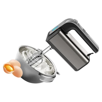 Электрический Миксер для еды 220 В, 5-Скоростной Кухонный Блендер для теста, Блендер для сливок, Ручной Миксер для Взбивания яиц, Ручные Миксеры для еды, Тестомесилка для хлеба