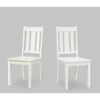 Обеденный стул Better Homes and Gardens Bankston, набор из 2 предметов, белый