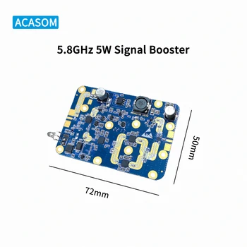 5,8 ГГц 5 Вт WiFi Беспроводной широкополосный усилитель мощности маршрутизатора Модуль усиления сигнала