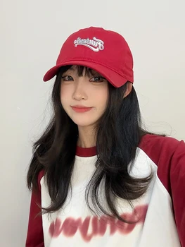 Японская летняя тонкая бейсболка с козырьком, женская модная брендовая бейсболка с мягким верхом и надписью, маленькая солнцезащитная шляпа с широкими полями, закрывающая лицо