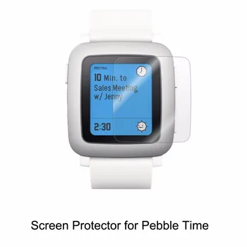 6 * Прозрачная защитная пленка для экрана из ПЭТ-пленки с защитой от царапин для аксессуаров для смарт-часов Pebble Time