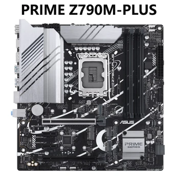 Материнская плата ASUS PRIME Z790M-PLUS LGA 1700 Intel 12-го и 13-го поколений microATX PCIe 5.0, 3 слота xm.2, 10 + 1 DRMOS, DDR5, 1 Гб локальной сети, DP, USB3.2
