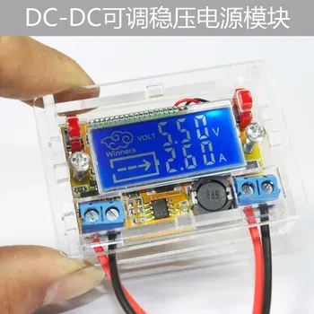 Регулируемый регулятор напряжения постоянного тока модуль питания ЖК-дисплей измеритель напряжения тока Электронные наборы для пайки DIY