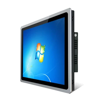 17-Дюймовая Промышленная Встраиваемая компьютерная Планшетная панель All-in-OnePC с емкостным сенсорным экраном Celeron J4125 для Win 10 Pro