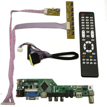 Новый комплект TV56 для LP140WH4-TLA1 LP140WH4-TLB1 LP140WH4-TLC1 TV + HDMI + VGA + AV + USB Драйвер платы контроллера ЖК-светодиодного экрана