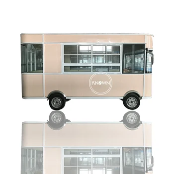 Новый дизайн Электрический Грузовик быстрого питания Длиной 4,2 м Передвижной Кухонный прицеп Ювелирный киоск Тележка для хот-догов