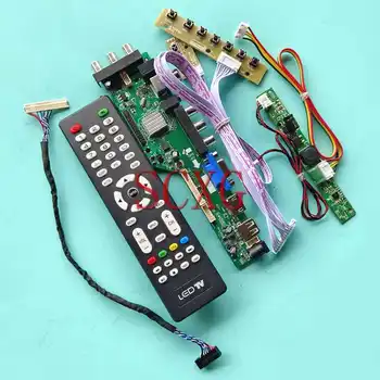 ЖК-дисплей Матричный DVB Плата контроллера Подходит для LM238WF4 LM238WF5 HDMI-Совместимый VGA DIY Kit LVDS 30 Pin 23,8 