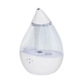 Увлажнитель воздуха HALLS® Droplet Cool Mist, 0,5 галлона, Прозрачный/Белый увлажнитель в виде облака медузы, Автомобильный освежитель воздуха, Масляный диффузор