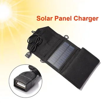 40 Вт Складная солнечная панель USB 5 В, сумка для солнечного зарядного устройства, Портативный Банк солнечной энергии, Солнечные батареи, Наружное мобильное питание для кемпинга, пеших прогулок
