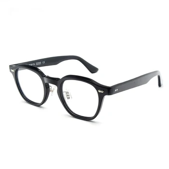 Высококачественные японские очки Kanego Ручной работы в винтажной ацетатной оптической оправе, мужские ретро квадратные очки по рецепту KC60
