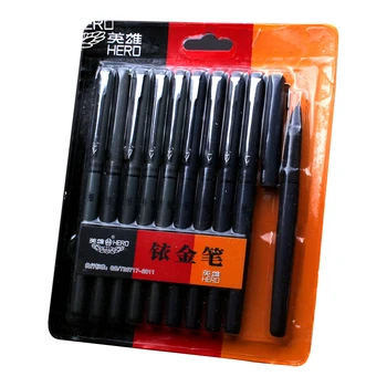 10 шт Hero 3266 0,5 мм и 0,38 мм, перьевая ручка из иридиевой стали, Чернильная ручка для офиса, дома и школы, Подарочная ручка для письма
