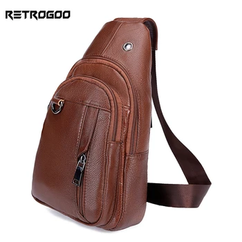 Модные сумки через плечо из натуральной кожи в стиле РЕТРО, мужская брендовая Маленькая мужская сумка через плечо, Повседневные мужские музыкальные сумки на грудь, сумка-мессенджер