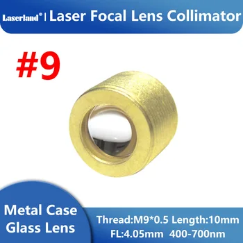 Фокусная линза M9 * 0,5 G2, Коллимационный коллиматор, Коллимирующее стекло для модуля лазерного диода RGB 400 нм-700 нм