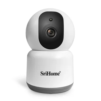 Srihome SH038 4MP 1440P QHD 2,4 G и 5G WIFI IP-камера двойного Назначения с Обнаружением человека, Беспроводной PTZ Монитор домашней Безопасности