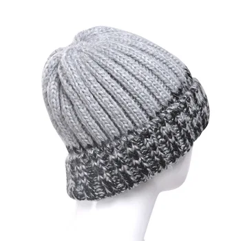 BomHCS, Модная женская зимняя теплая шапочка, 100% Вязаная шапка ручной работы, Лыжная кепка