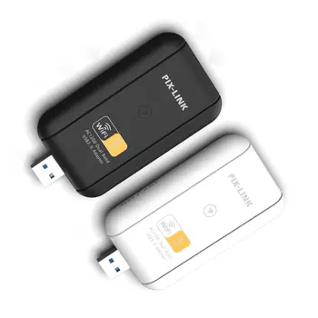 Pixlink1200 Мбит/с USB WiFi Адаптер Dongle Беспроводная Сетевая карта Двухдиапазонная 5 ГГц и 2,4 ГГц с Антеннами с высоким коэффициентом усиления для ПК Windows Mac