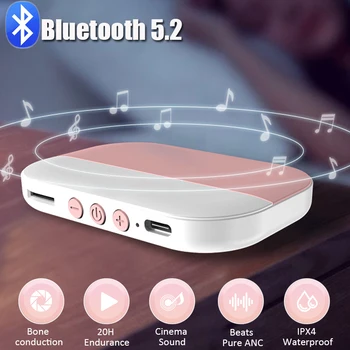 Новый Bluetooth-динамик с костной проводимостью, креативная подарочная карта, Маленький звуковой динамик с белым шумом для сна