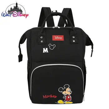 Новая Сумка для подгузников Disney Mickey's, рюкзак, Мультяшная Милая детская сумка для подгузников, Большая вместительная детская сумка, многофункциональная и модная
