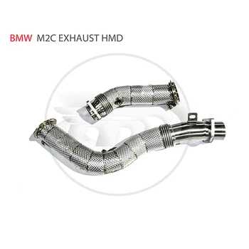Спускная труба выпускного коллектора HMD для BMW M2C Автомобильные аксессуары С каталитическим коллектором без Cat