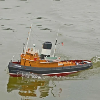 Радиоуправляемая лодка, моделирующая крейсер в масштабе 1/40 JF-BC1007, электрическая лодка, имитирующая буксир, модель готовой лодки