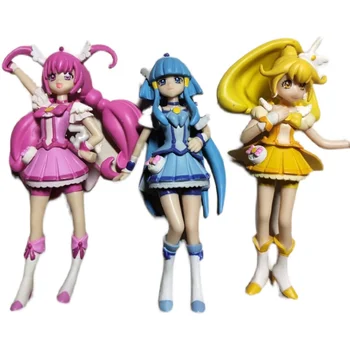 Бандай Подлинные Аниме Фигурки Pretty Cure Happy Beauty Peace Коллекция Украшений Фигурки Модель Игрушки Кукла Подарок