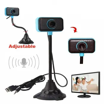 Настольная HD-камера для ПК, веб-камера USB 2.0, Компьютерная камера с клипсой, веб-камера
