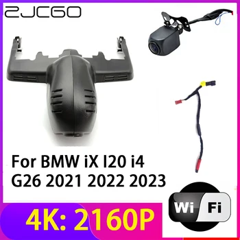 ZJCGO 4 К 2160 P Регистраторы DVR Камера 2 Объектива Регистраторы Wi Fi Ночное Видение для BMW iX I20 i4 G26 2021 2022 2023