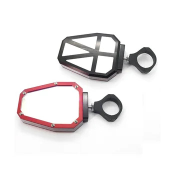 Пляжное зеркало мотоциклетный отражатель 1,75/ 2 Универсальный для зеркал ATV/UTV Красный