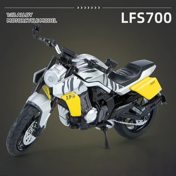 1: 12 LFS700, литая под давлением модель мотоцикла, игрушечная копия со звуком и светом, подарок на день рождения, Рождественский подарок, коллекция велосипедов