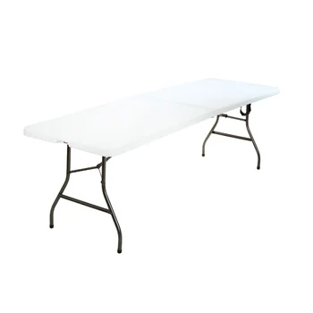 Раскладной стол на 8 футов, белый складной стол для кемпинга