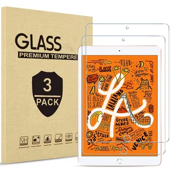 (3 упаковки) Закаленное стекло для Apple iPad Mini 1 2 3 4 5 6 7.9 8.3 2012 2013 2014 2015 2019 2021 Защитная пленка для экрана планшета