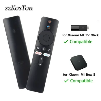 Bluetooth-совместимый Голосовой пульт дистанционного управления для Xiaomi MI Box S MI TV Stick MDZ-22-AB MDZ-24-AA Smart TV Box Работает с Google