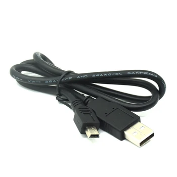 1шт Лучший Черный USB 2.0 A Штекер для Mini 5 Pin B Кабель для зарядки данных Шнур-адаптер USB удлинитель короткий кабель 30 см 60 см 100 см 1 фут 1 м